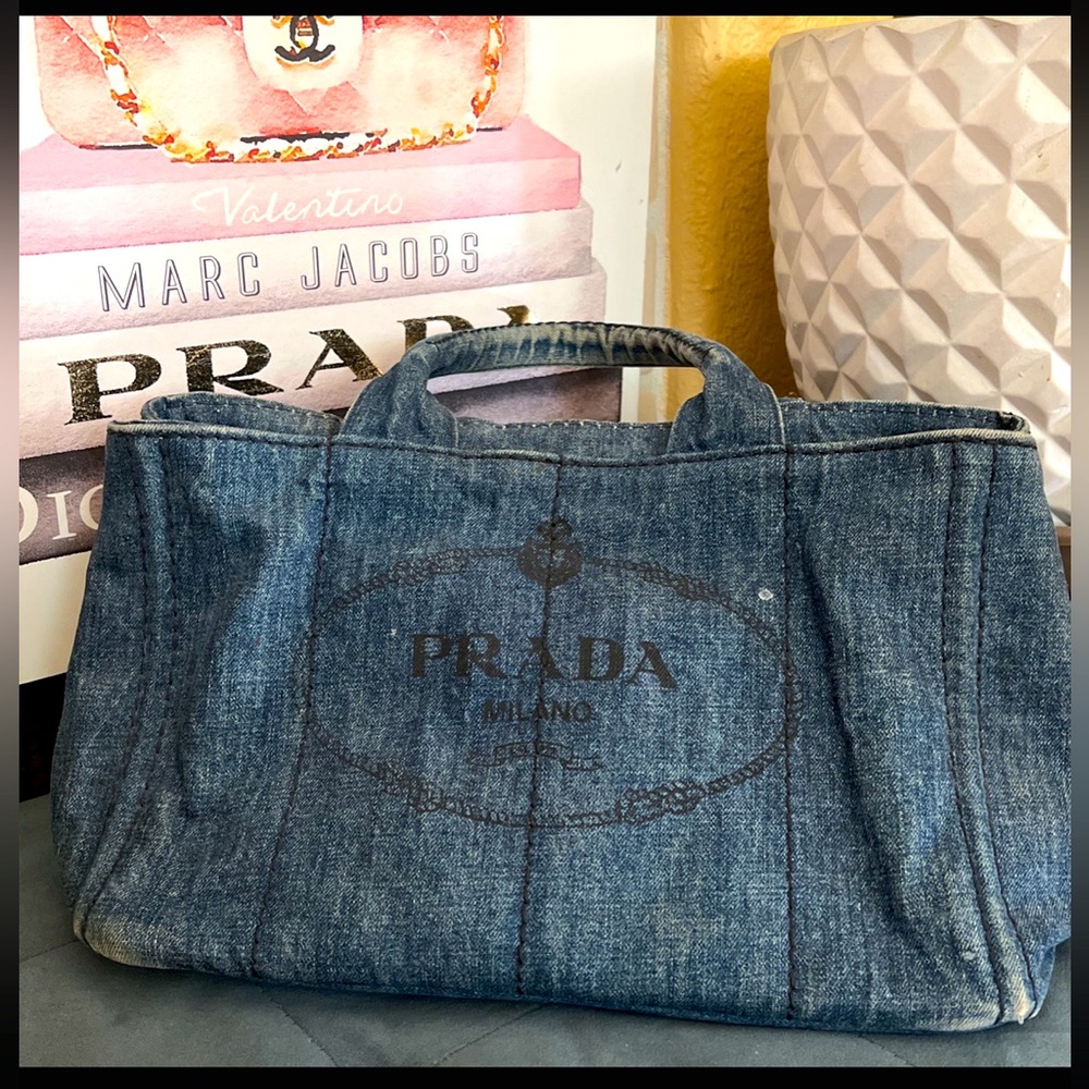 Authentic Prada Denim Canapa